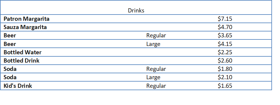 chipotle menu prices