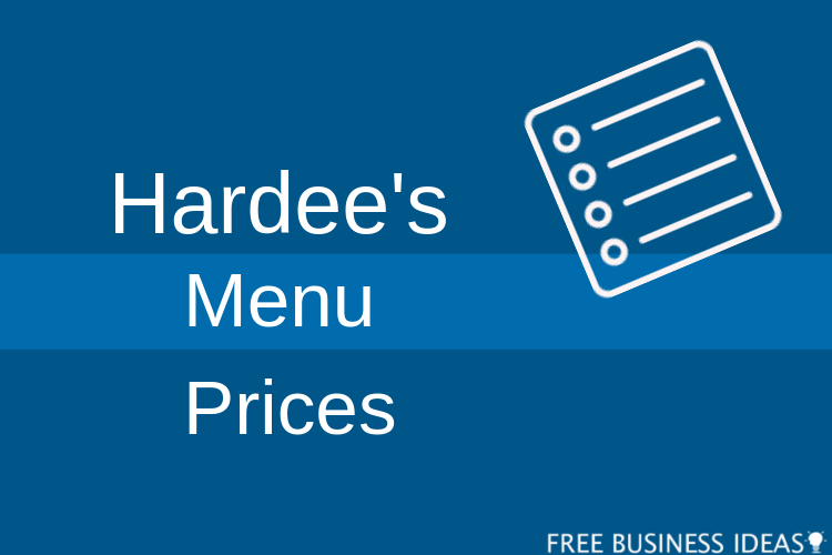 hardees menu prices