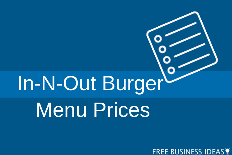 in n out menu prices