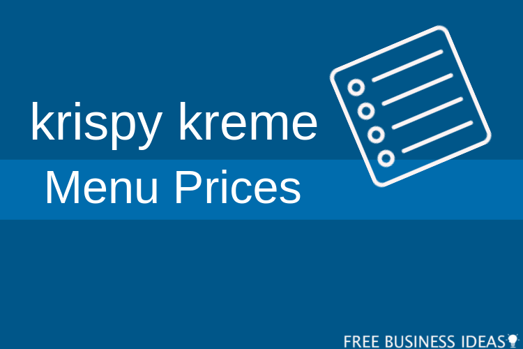 krispy kreme menu prices