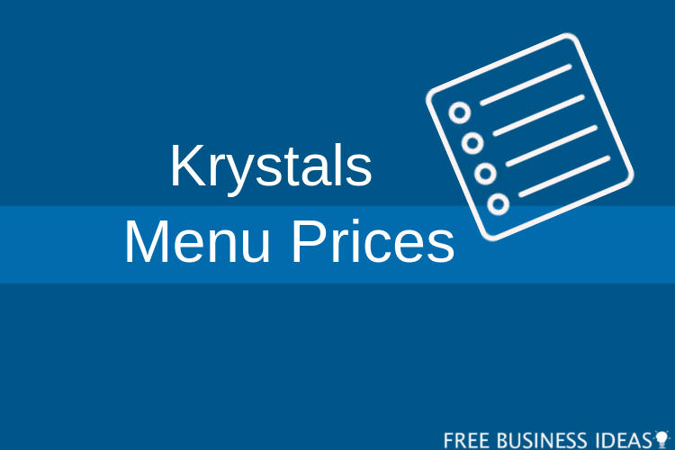 krystal menu prices