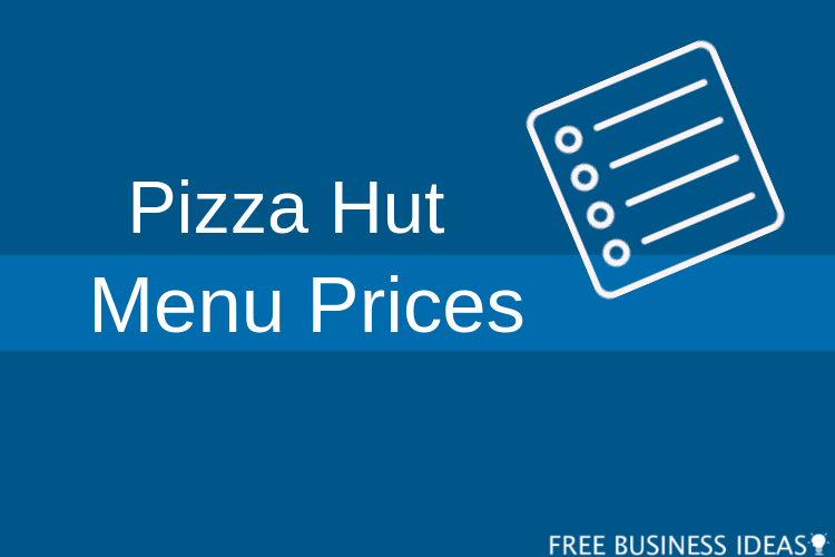 pizza hut menu prices