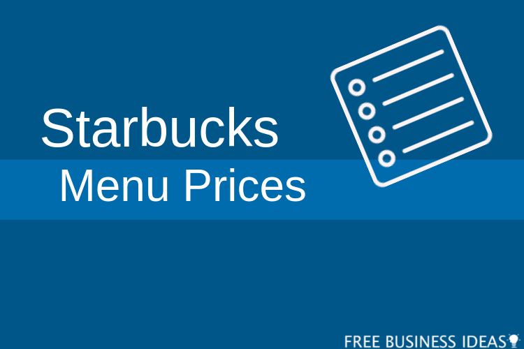 starbucks menu prices