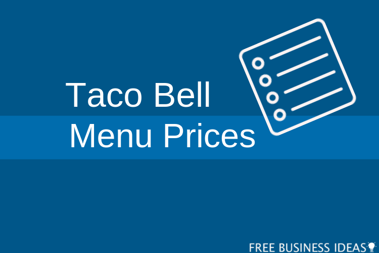 taco bell menu prices
