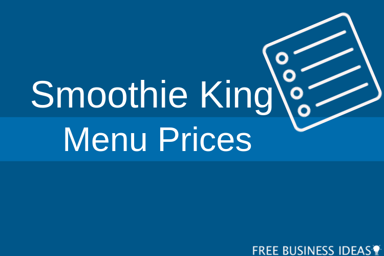 smoothie king menu prices