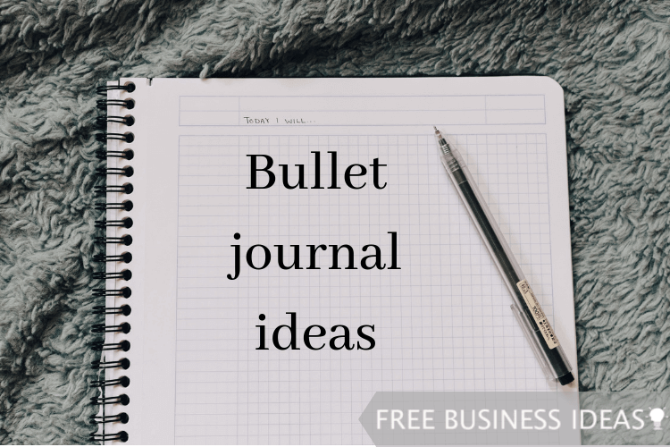 bullet journal ideas