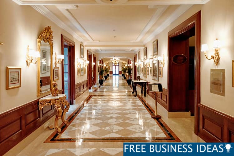hotel lobby